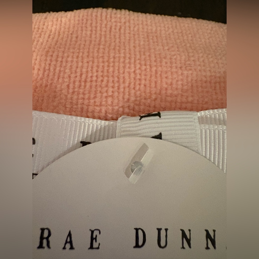 Rae Dunn Pink Hand Towels with Red Love Design - Picture 2 of 2